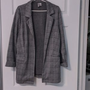 Grey and black jacket